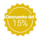 Quince por ciento de descuento Quince por ciento de descuento