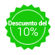 Diez por ciento de descuento