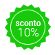 Dieci per cento di sconto