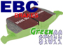 EBC GREEN Premium Street Brake Pads