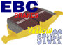 Plaquettes de frein EBC YELLOW Fast Road