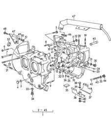Kurbelgehäuse / M 90 501 >> 91 000 (Modell: CARRERA 1500 GS/GT) 356, 356A 1950-1959
