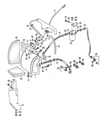 Serbatoio olio - M 90 501 &gt;&gt; 91 000 - (Modello: CARRERA 1500 GS/GT) 356, 356A 1950-1959