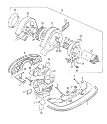 空气冷却（型号：CARRERA 1600 GS/GT）356、356A 1950-1959