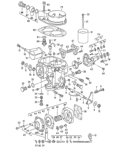 Diagram 107-030 Porsche Cayman 987C/981C (2005-2016) Engine