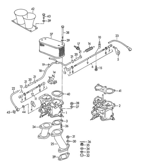 Diagram 107-040 Porsche Cayenne 3.2L V6 2003>> Engine