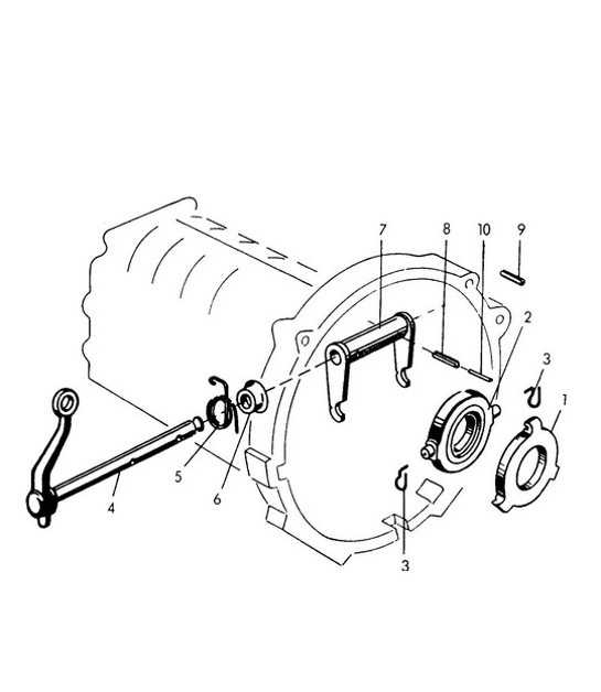Diagram 301-010 Porsche 356 (1950-1965) Transmission