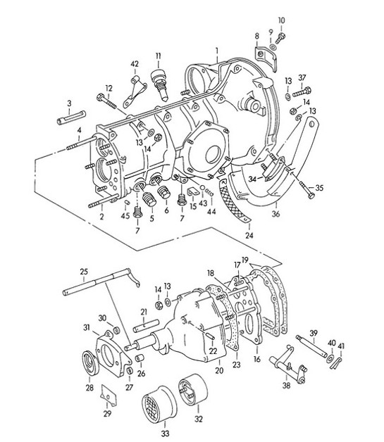 Diagram 302-000 Porsche 992 Carrera 4 GTS 3.6L 