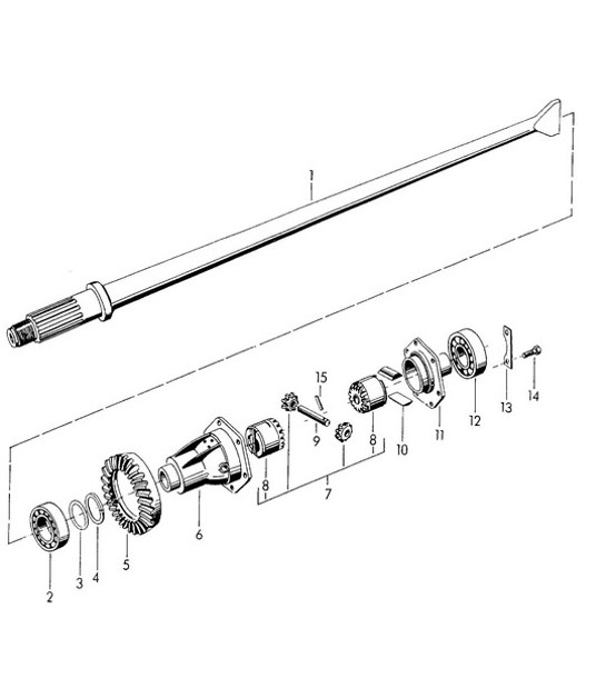 Diagram 305-000 Porsche 卡宴 S V6 3.0L 混合动力 380HP 传播