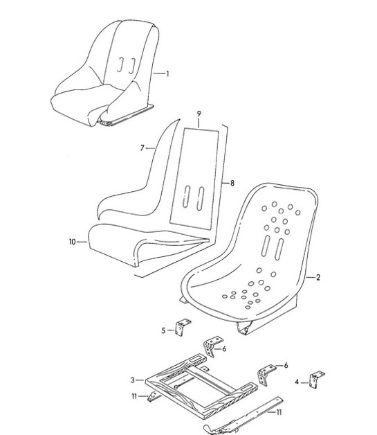 Diagram 808-005 Porsche 912E 4CYL 1976 