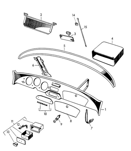 Diagram 809-005 Porsche Cayenne S V6 2.9L Petrol 440Hp 