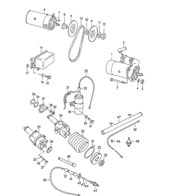Diagram 901-005 Porsche Panamera GTS 4.0L V8 
