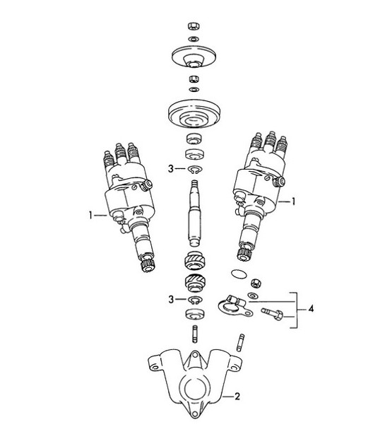 Diagram 901-015 Porsche Cayman 2.9L 987C MKII 2009-12 Materiale elettrico