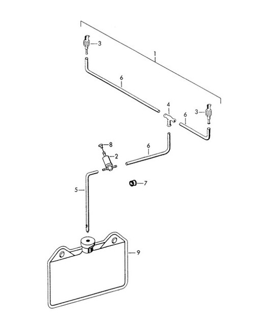 Diagram 904-000 Porsche 993 (911) C2S 1994-97 Electrical equipment