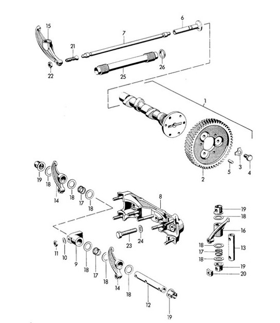 Diagram 103-010 Porsche Cayenne 3.2L V6 2003>> Engine
