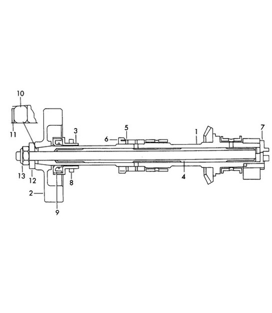 Diagram 103-035 Porsche 996 C4S 3.6L 09/01-2005 Engine
