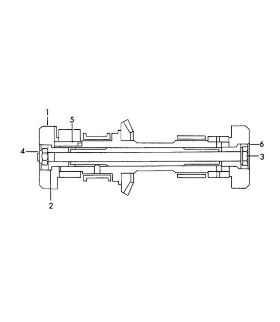 Diagram 103-040 Porsche 997 Carrera 2 3.6L 2005>> Engine