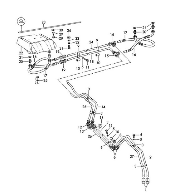 Diagram 104-020 Porsche Taycan 4S 