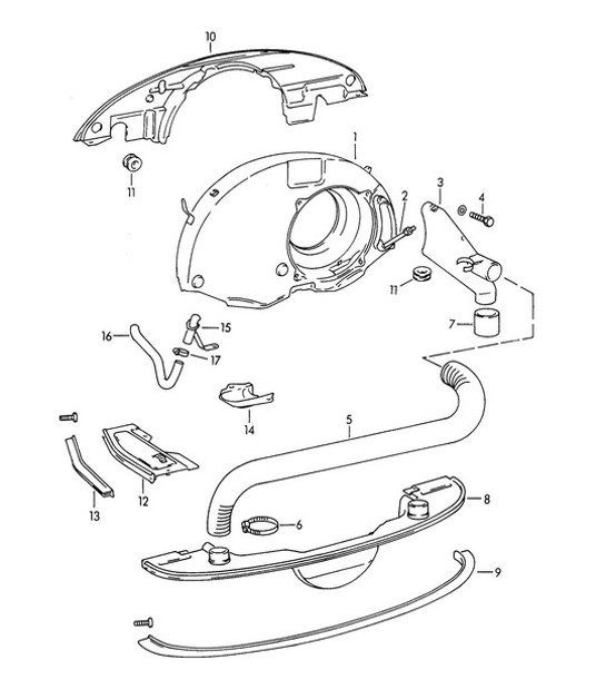 Diagram 105-005 Porsche Cayenne S E-Hybrid V6 3.0L 519Hp 