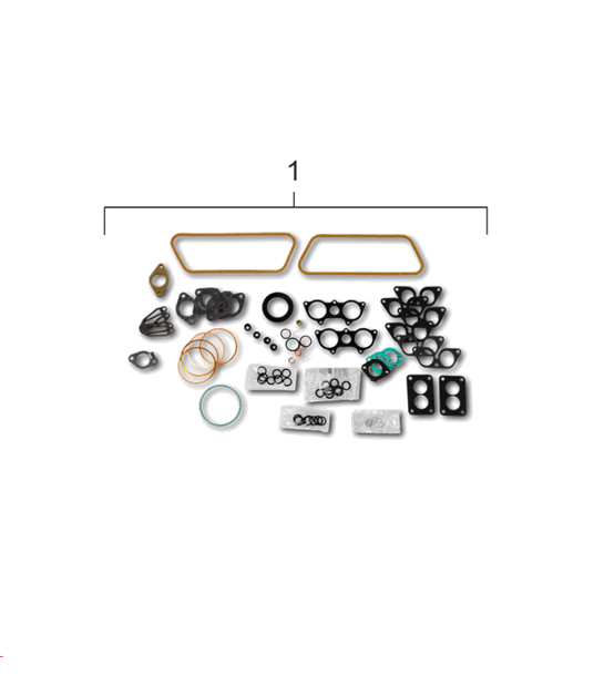 Diagram 198-000 Porsche 356 (1950-1965) Motor