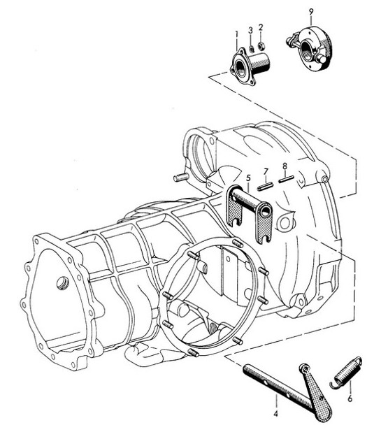Diagram 301-005 Porsche Panamera 4 V6 3.6L 4WD (310 ch) Transmission