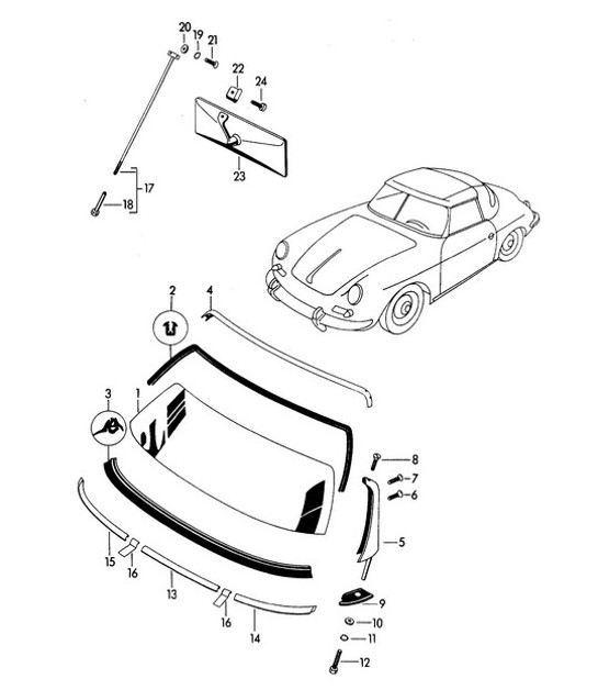 Diagram 805-005 Porsche Cayenne 3.6L 2007>> Body