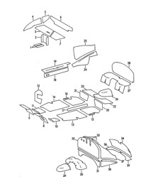 Karosserie / Dämpfungsmatte 356B T5 1960-65