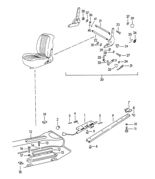 Diagram 808-010 Porsche Boxster GTS 718 4.0L Manual (400 ch) Carrosserie