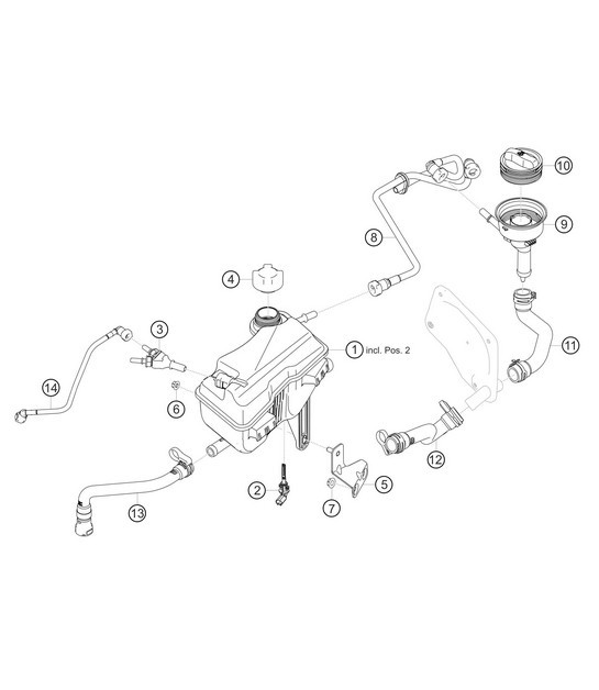Diagram 1.1-18 Porsche Cayman 718 (982) 2017>> Moteur