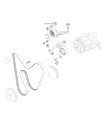 Transmisión por correa 718 Cayman GT4 RS Clubsport 2020-2024