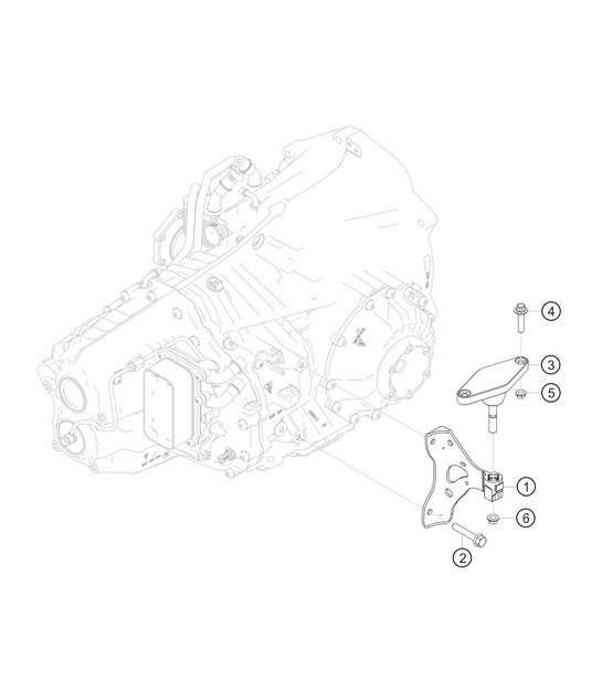 Diagram 3.3-06 Porsche Cayenne Turbo S 4.5L 2006>> Transmission
