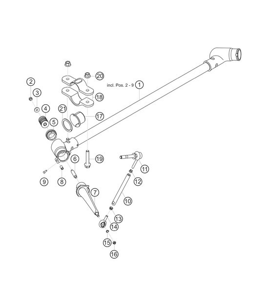 Diagram 4.4-03 Porsche Boxster 986/987/981 (1997-2016) Front Axle, Steering 