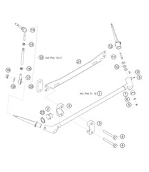 Barra antirollio posteriore 718 Cayman GT4 RS Clubsport 2020-2024