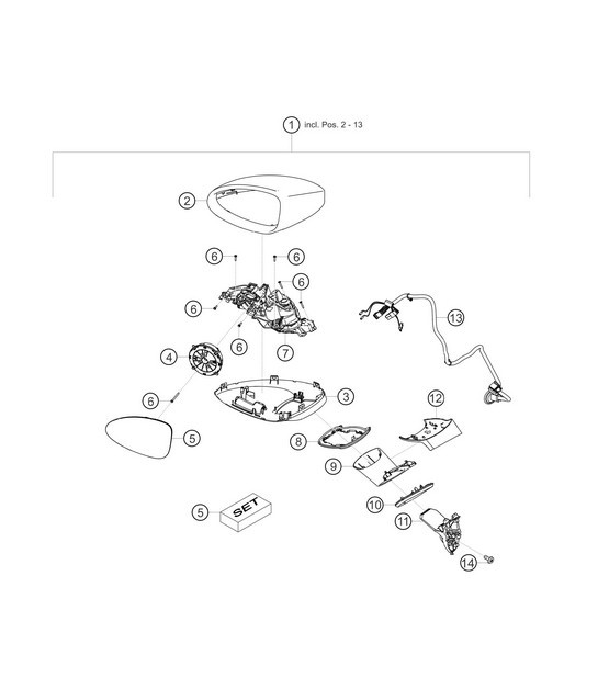 Diagram 8.8-22 Porsche Cayenne 92A (958) 2010-2017 Body
