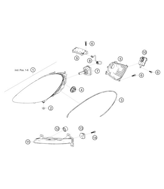 Diagram 9.9-15 Porsche Cayenne Turbo S 4.5L 2006>> Electrical equipment