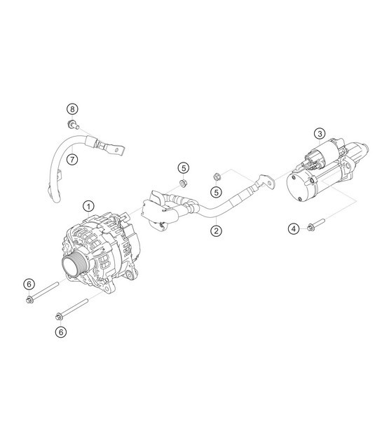 Diagram 9.9-07 Porsche Cayman 718 (982) 2017>> Équipement électrique
