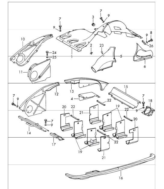 Diagram 105-05 Porsche Cayenne Turbo V8 4.8L Gasolina 500 CV Motor
