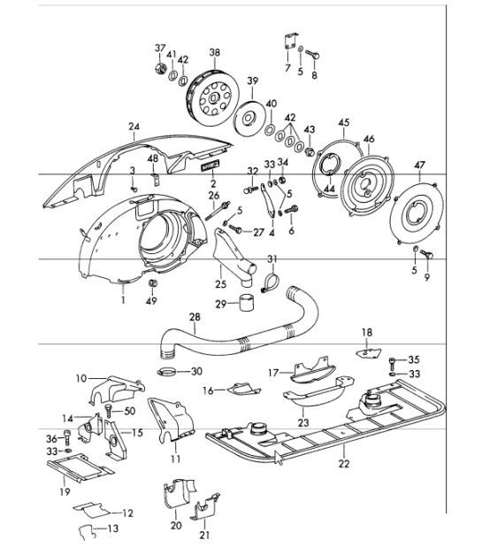 Diagram 105-10 Porsche Taycan (9J1) MK1 2020-2024