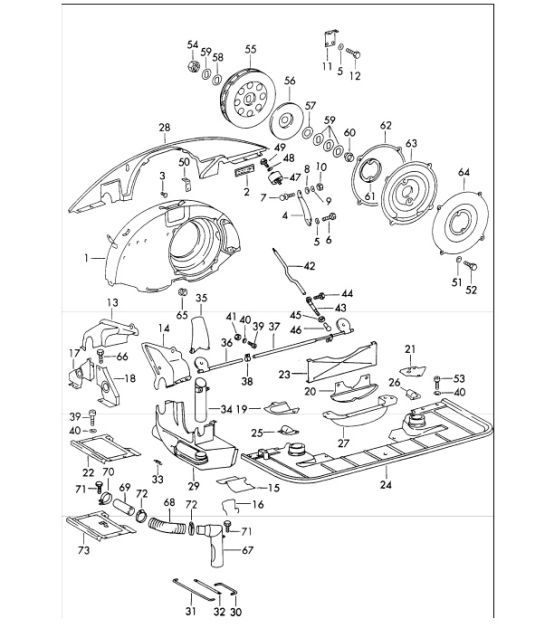 Diagram 105-15 Porsche Taycan (9J1) MK1 2020-2024
