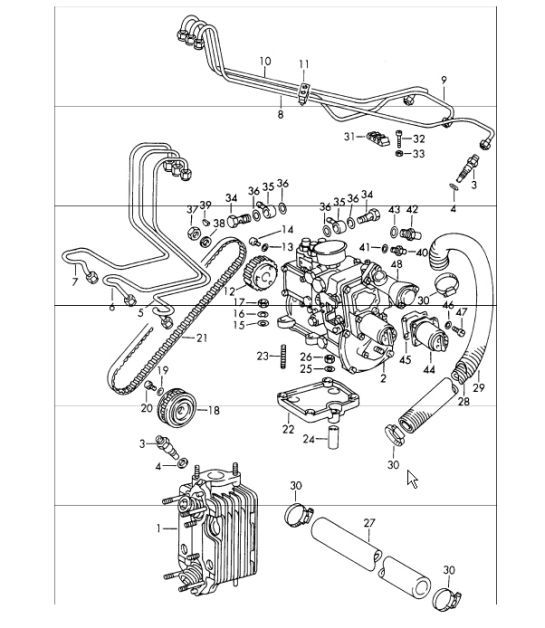 Diagram 107-20 Porsche Taycan Turbo 