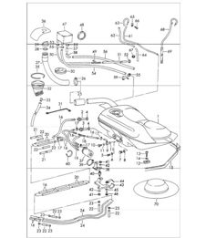 fuel system 911 1965-69