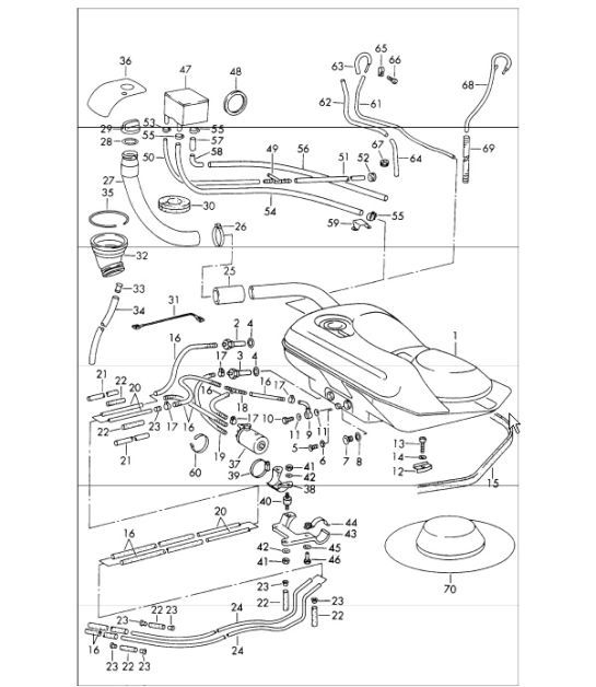 Diagram 201-00 Porsche Taycan GTS 