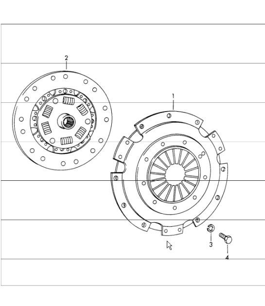 Diagram 301-00 Porsche 996 C2 3.6L 09/01-2005 Transmission