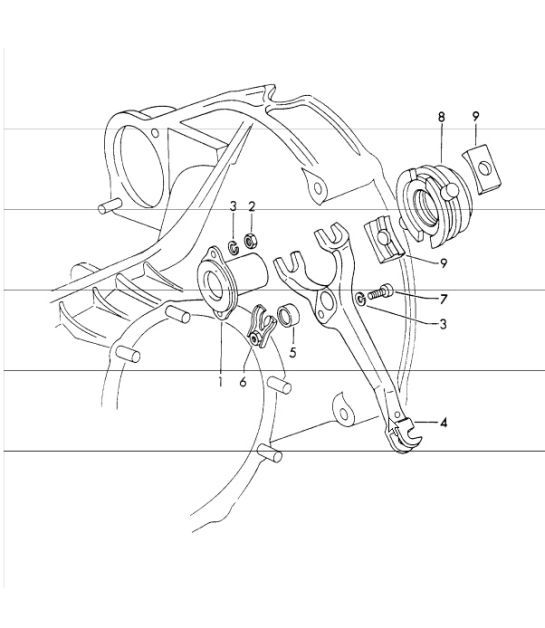 Diagram 301-10 Porsche Cayenne MK2 (957) 2007-2010 Trasmissione