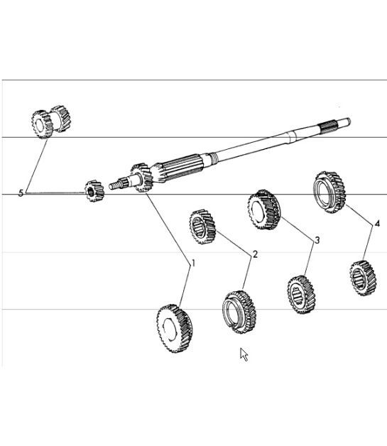 Diagram 303-10 Porsche Cayenne 3.2L V6 2003>> Transmission