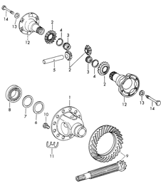differential for 911 TU / 912 1968