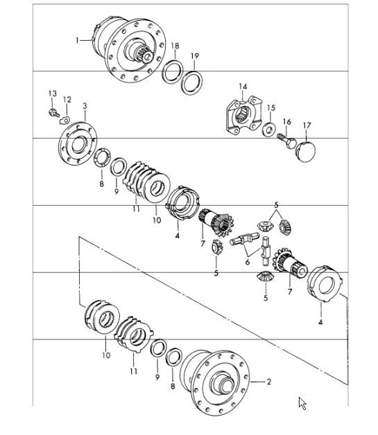 Diagram 305-20 Porsche 911/912 (1965-1989) Transmission