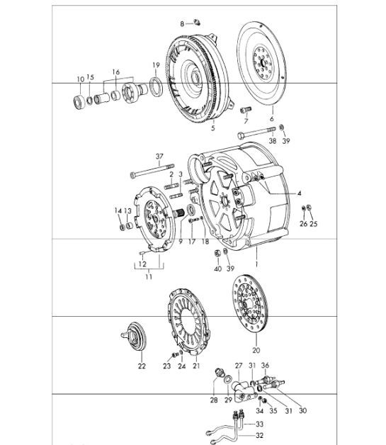 Diagram 306-00 Porsche 911/912 (1965-1989) Transmission