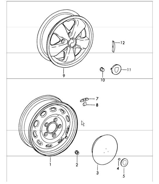 Diagram 601-00 Porsche Taycan Turbo S 