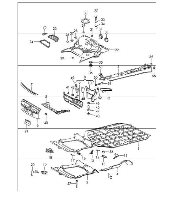 Diagram 801-10 Porsche Cayenne GTS V8 4.0L Gasolina 460Hp 